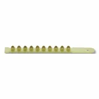 Powers Corrosion-Resistant Load .27 Caliber Short Securety Strip Load, Lemon (4), 1000/Box, 1000 Pieces, 50628-PWR