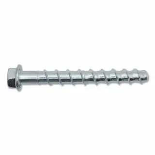 Powers Wood Screw-Fastening Bolt+ High-Executeance Screw Anchor, 3/8 x 1-3/4 , Zinc Plated, 50 Pieces, PFM1411160